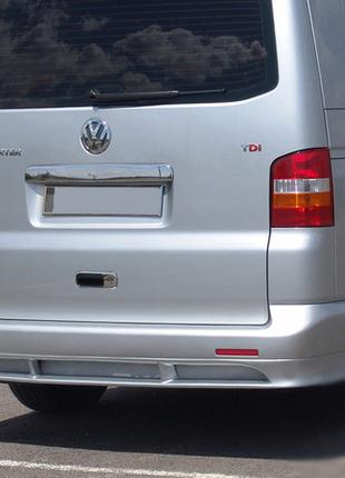 Накладка на задний бампер ABT (под покраску) для Volkswagen T5...