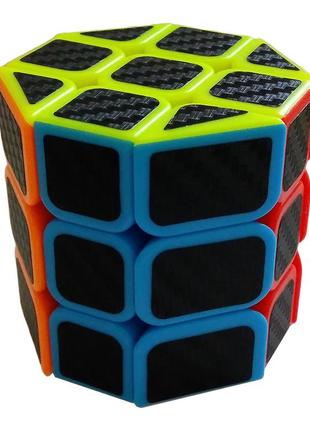 Головоломка кубик рубика цилиндр карбон