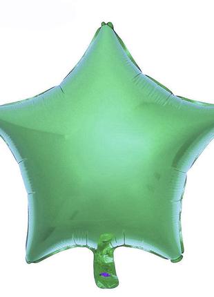 Шарик 45см звезда морской зеленый