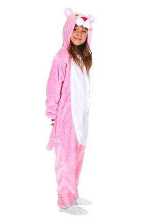 Пижама костюм кигуруми детский для мальчиков и девочек розовая...