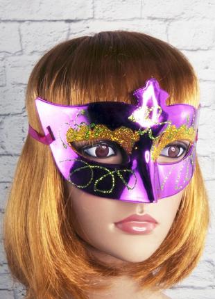 Венеціанська маска карнавальна жіноча грація асорті