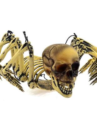 Декор на хэллоуин скелет паук spider skeleton