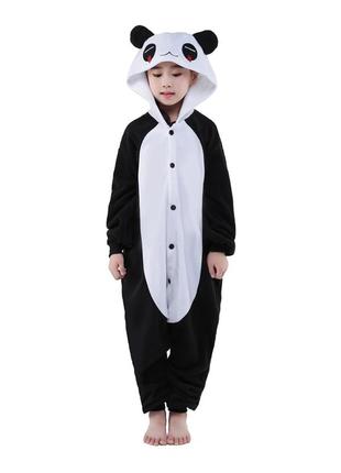 Пижама костюм кигуруми детский для мальчиков и девочек панда 110
