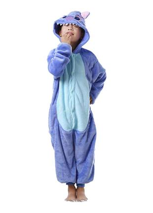 Пижама костюм кигуруми детский для мальчиков и девочек стич фи...