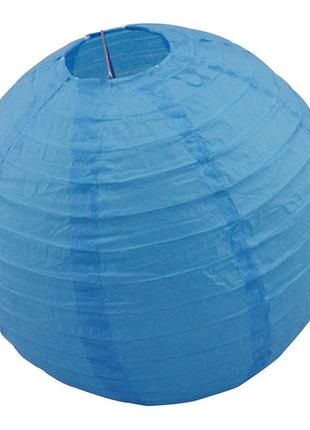 Декор подвесной шар 40см голубой