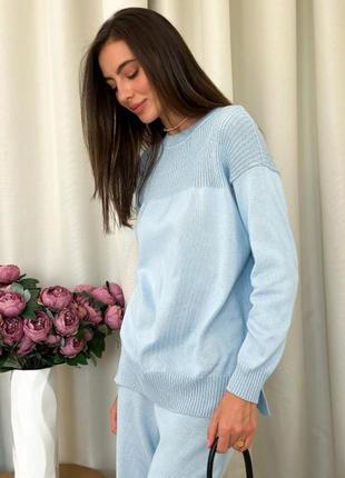 Джемпер katrin голубой art knit