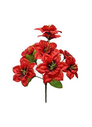Штучні квіти букет нарцисів "Кропивницький", 9 голів, 370мм