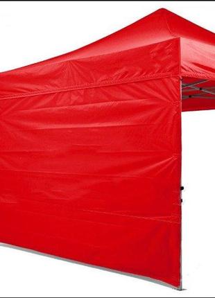 Боковая стенка на шатер – 9м ( 3 стенки на 3*3) красный