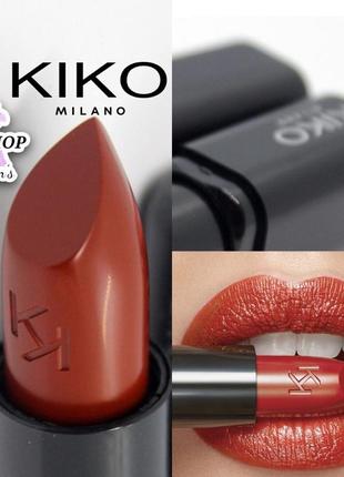 Помада kiko milano #455 orange brick smart fusion lipstick зво...