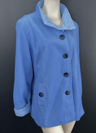 Флисовое пальто голубое распродаж