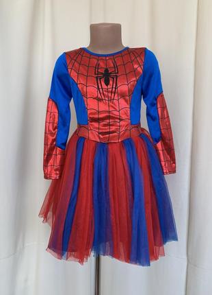 Спайдермен человек паук девочка костюм платье