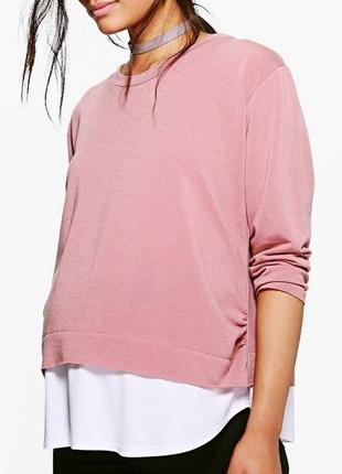 Женский свитер для беременных розового цвета, l