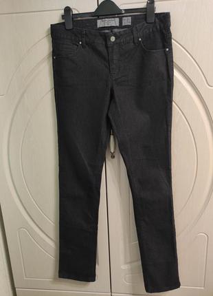 Черные джинсы женские на высокий рост длинные р.48/w31