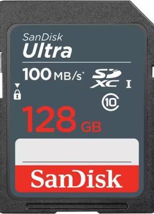 Карта памяти SanDisk 128GB SDXC class 10 UHS-1 (SDSDUNR-128G-G...