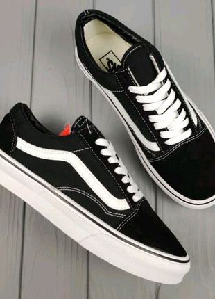 Vans Old Skool Black White ТОР