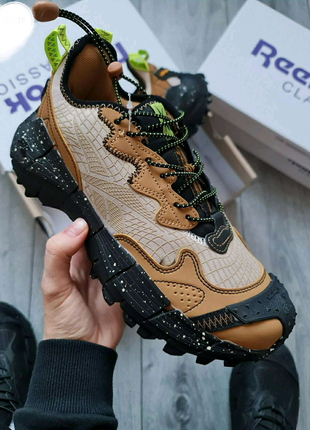 Чоловічі кросівки Reebok Zig Kinetica II Edge gore-tex Brown/Beig