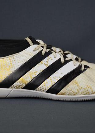 Adidas ace 16.3 primemesh white gold футзалки кроссовки для за...