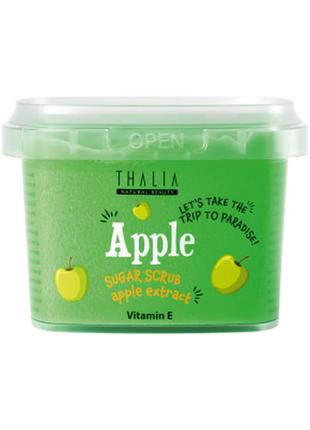 Сахарный скраб для тела "яблоко" thalia, 300 г/220814