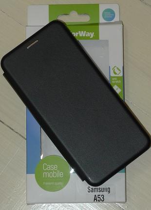 Чехол ColorWay Simple Book для Samsung A536 A53 Black 0714