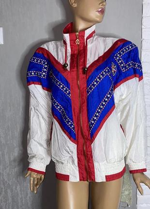 Винтажная курточка ветровка олимпийка винтаж lavon, м
