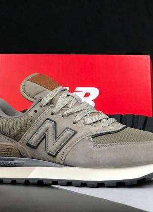 New balance 574 classic кроссовки мужские замшевые натуральная...