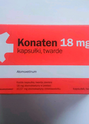 Конатен Konaten 18 мг 28шт strattera стратера монсетин