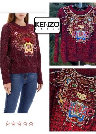 Kenzo paris оригинальный фирменный свитер женский