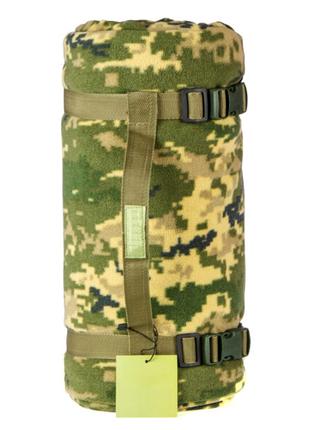 Тактичний флісовий плед 150х200см – ковдра для військових із чохл