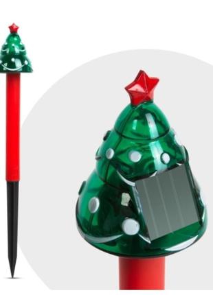 Вулична різдвяна лампа на сонячних батареях