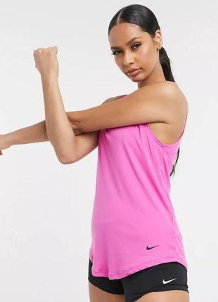 Розовая спортивная яркая майка nike для тренировки бега