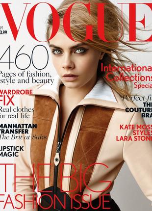 журнал Vogue UK (September 2014), журналы Вог, Кара Делевинь