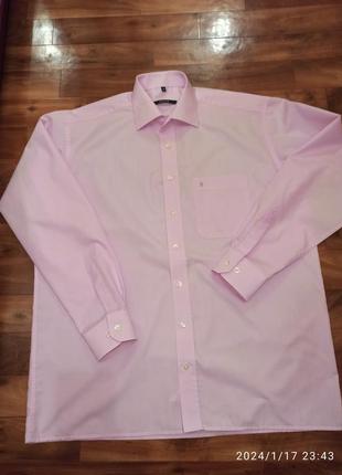 Eterna, рубашка мужская, воротник 41, размер l - xl, цвет розовый