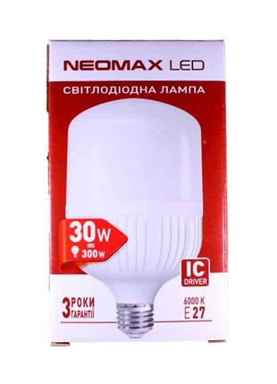 Лампа світлодіодна арт.NX30L E27, 30Вт 6500К ТМ Neomax