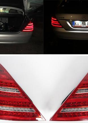 Задние диодные фонари Mercedes S-class W221