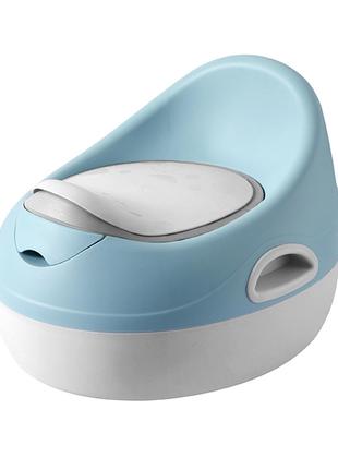 Горшок детский Bestbaby AH-855 с мягкими удобным сиденьем Blue...