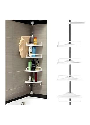 Раздвижная полка для ванной комнаты угловая multi corner shelf