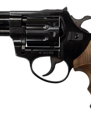 Револьвер флобера ZBROIA PROFI-3' (чорний / дерево)