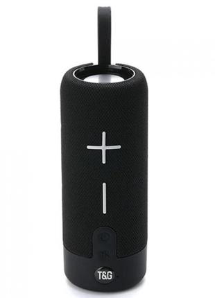 Портативная Bluetooth-колонка TG619C USB/TF с ремешком Чёрная