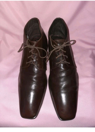 Німецькі натуральні чоловічі черевики  шкіра Gortz Shoes
р.45