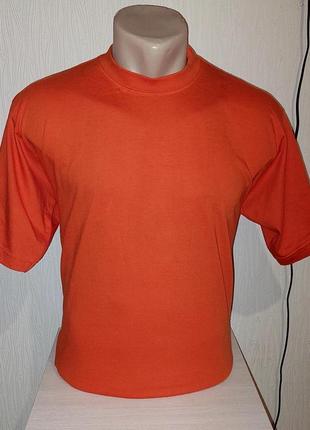 Красивая оранжевая футболка magic authentic wear с биркой, 💯 о...