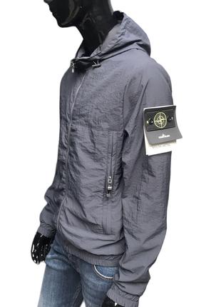 Ветровка тонкая Stone Island Ветровка мужская с капюшоном Стон...