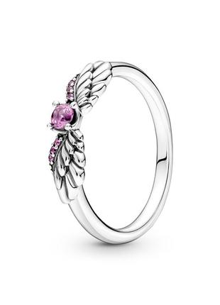 Серебряная кольца «блестящие крылья ангелочка»