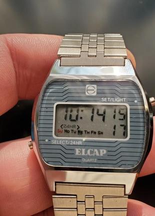 Elcap электронные мужские часы, 80ти