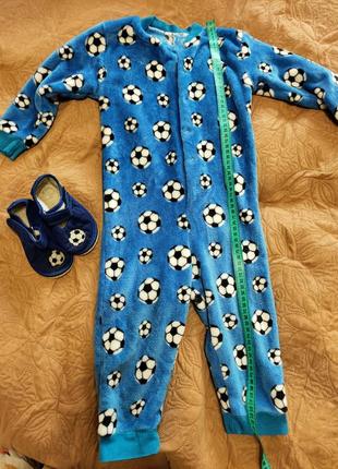 Теплый комбинезон, ромпер, пижама на мальчика 2 лет