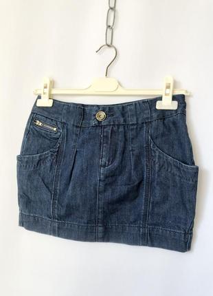 Мини юбка джинсовая микро мини cc&amp;d jeans новая y2k