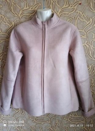 (206)нежно розовая куртка/дубленка dunnes stores/размер евро 3...