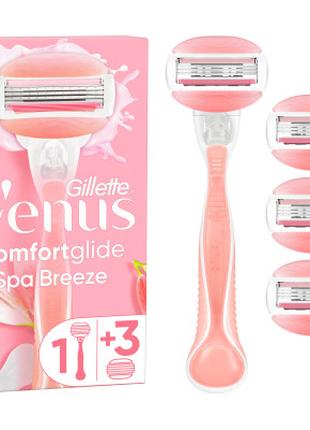 Бритва Gillette Venus Comfortglide Spa Breeze с 4 сменными кар...