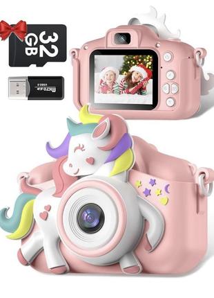 Детская цифровая камера 20,0 мп hd 1080p ips-экран.