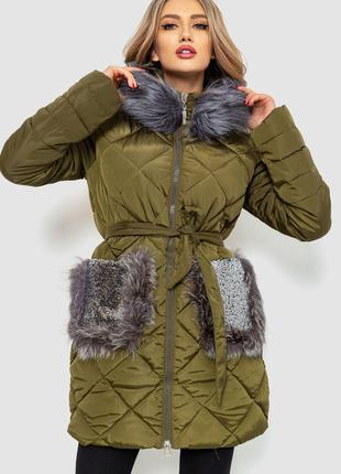 Куртка женская, цвет хаки, размер M, 235R6235