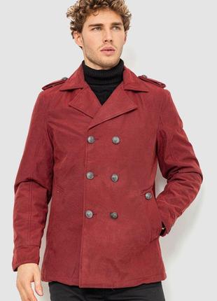 Пиджак мужской однотонный, цвет бордовый, размер L, 182R15172